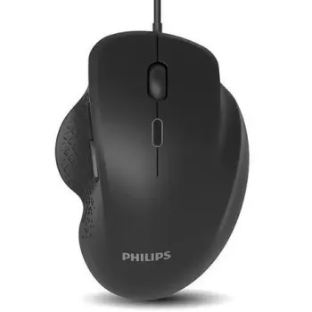 Mouse ergonómico 6 botones con Cable USB PHILIPS