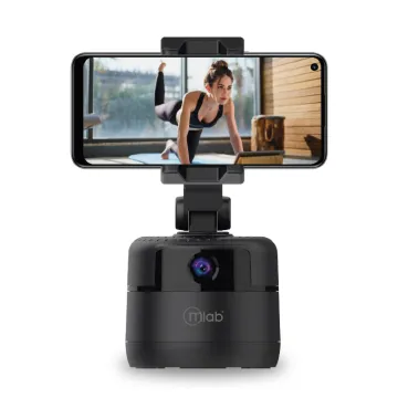 Webcam Smart Tracking 360° con trípode