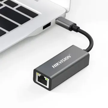 CABLE ADAPTADOR USB C A RJ45 GIGALAN 15CM/HS-HUB-C2R HIKVISION