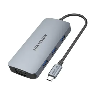 DOCKING PORTABLE USB C/HDMI/VGA/USB 3.0 USB C/HS-HUB-DS801 HIKSEMI