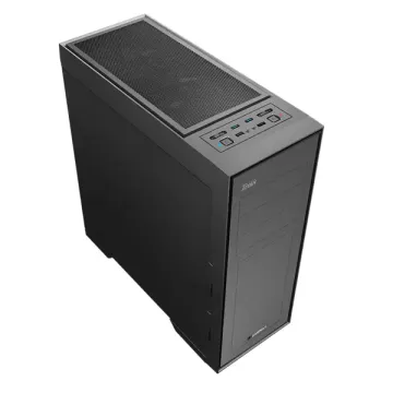 GABINETE GAMER TITAN SILENT/2 FAN BLACK 1 FAB TRASERO/SIN FUENTE GAMEMAX