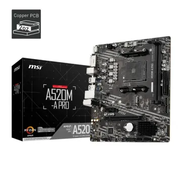 MB S/AM4 A520M-A PRO MATX/DVI/HDMI/USB3.0/ MSI