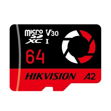 MEMORIA MICRO SD SDXC 64GB/C10/V30/A2/4K HS-TF-E3 64G/180MB/150MB HIKVISION