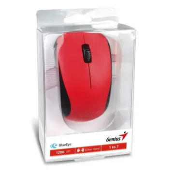 MOUSE INALAMBRICO NX-7000 NEGRO/ROJO GENIUS