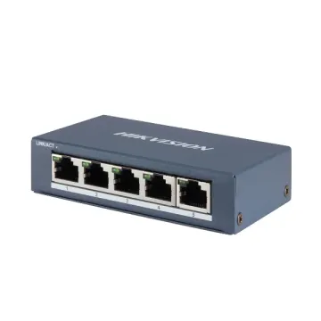 SWITCH 10/100/1000 5P DS-3E0505-E/METÁLICO HIKVISION