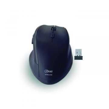 Mouse Ergo shape Ergonomic Wireless 2.4G Negro Mlab