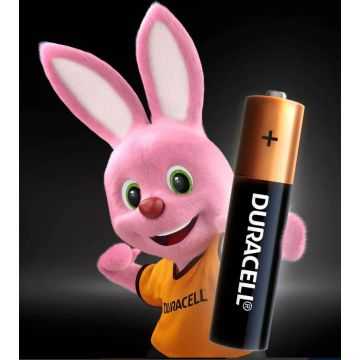 PILA ALCALINA AAA DURACELL BLISTER 16 UNIDADES