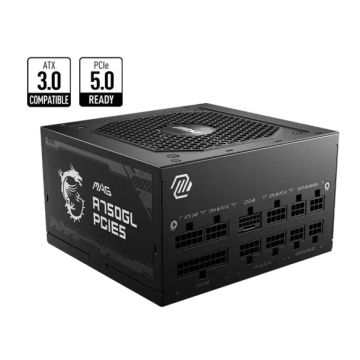 FUENTE PODER 750W/80 PLUS CERTF/GOLD MAG A750GL PCIE5/ATX 3.0 MSI