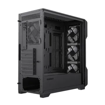 GABINETE GAMER SIEGE BLACK/3 FAN FRONT 1 FAN TRASERO/SIN FUENTE GAMEMAX