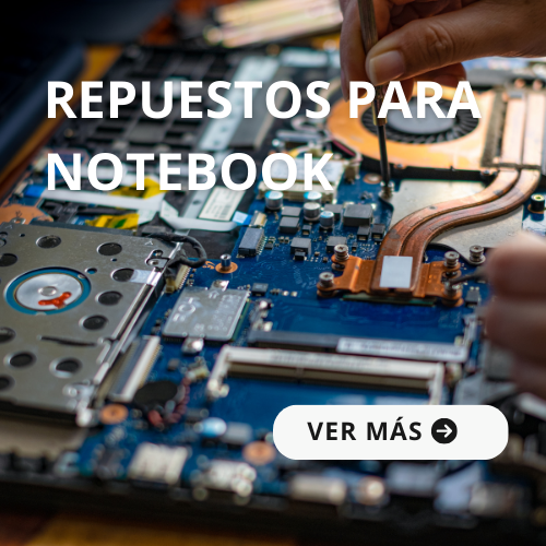 sección repuestos para notebook