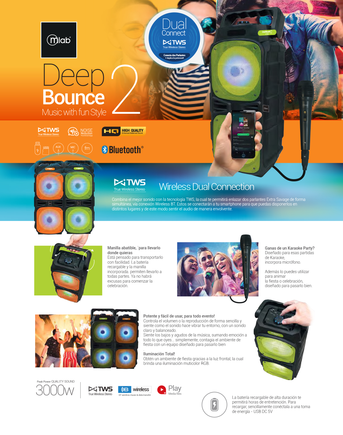 ficha técnica Deep bounce 2